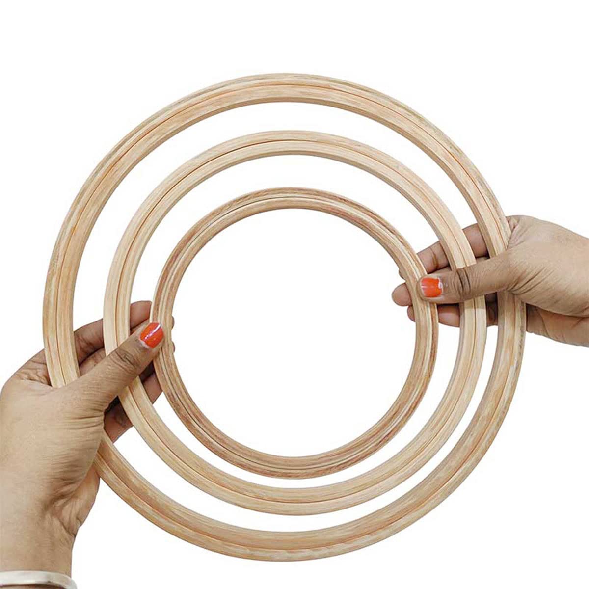 AJAYCO® Without Hook/Screw Round Embroidery Hoop Ring Frame