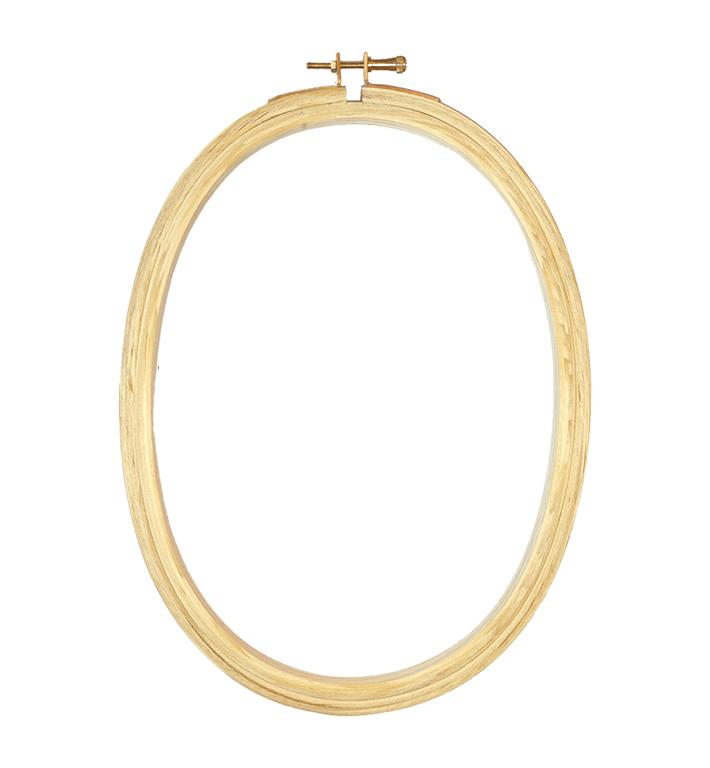 AJAYCO® Ovel Shape Embroidery Hoop.
