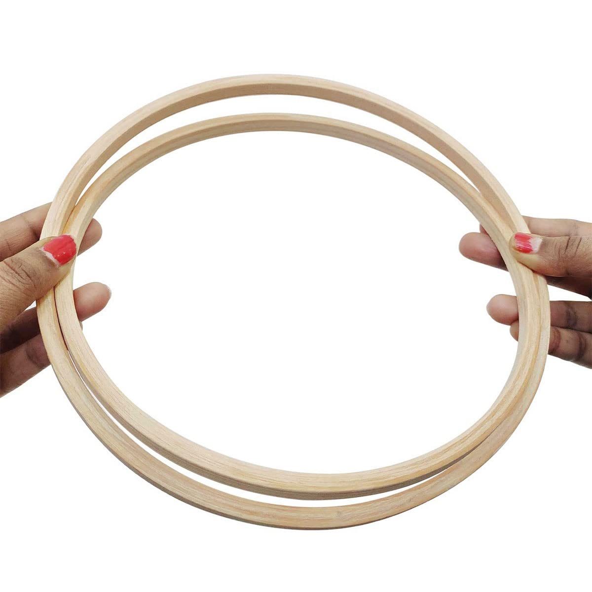 AJAYCO® Without Hook/Screw Round Embroidery Hoop Ring Frame