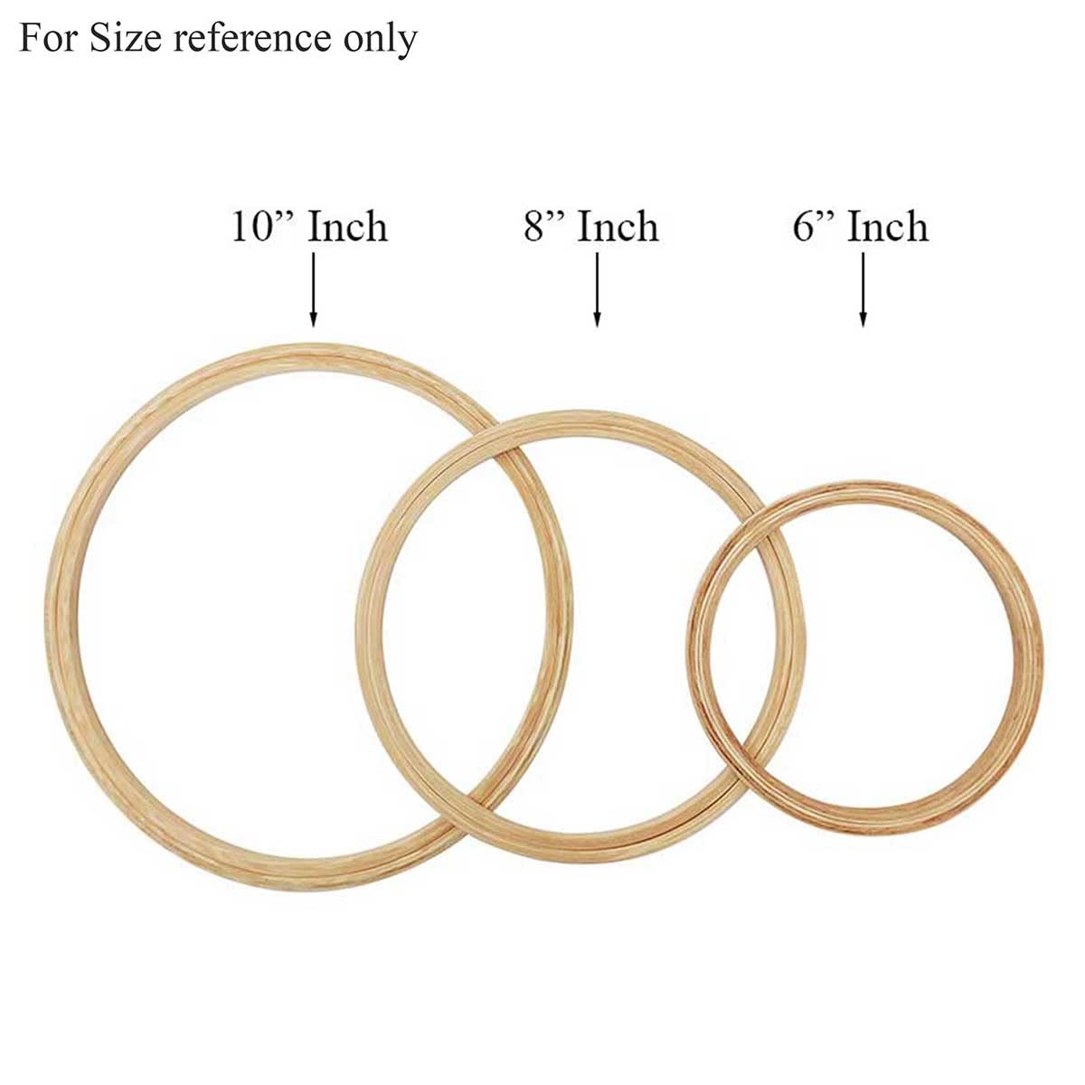AJAYCO® Without Hook/Screw Round Embroidery Hoop Ring Frame