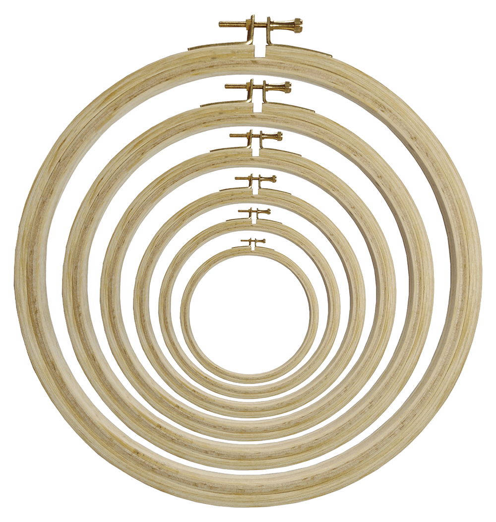 AJAYCO Round Shape Embroidery Frame | Hoop with Brass Hook