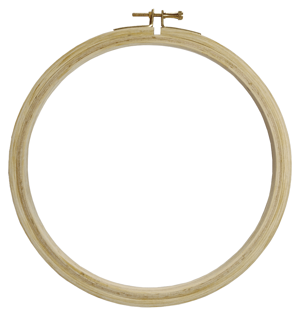 AJAYCO Round Shape Embroidery Frame | Hoop with Brass Hook