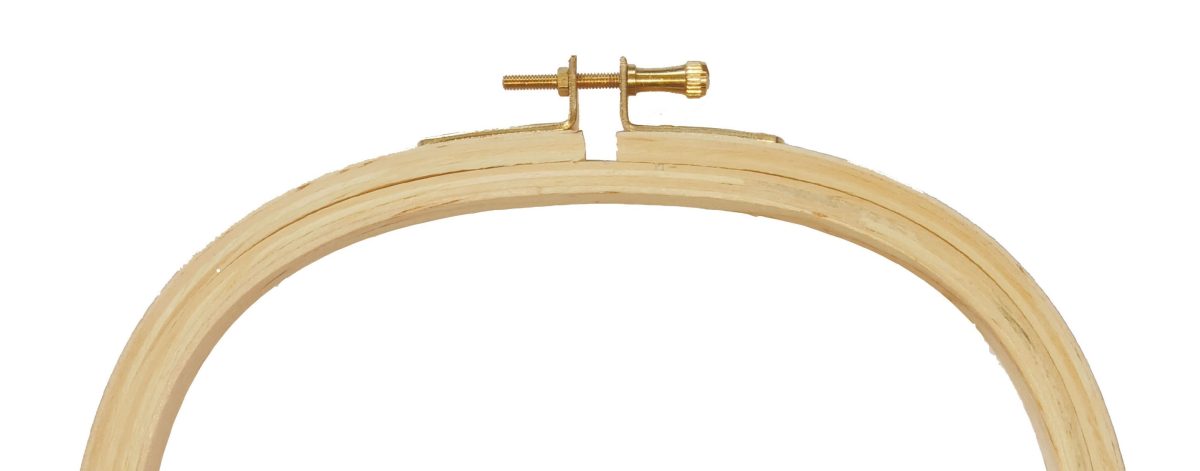 AJAYCO Round Shape Embroidery Frame | Hoop with Brass Hook