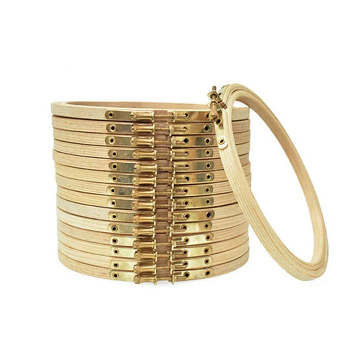 AJAYCO Round Shape Embroidery Frame | Hoop with Brass Hook