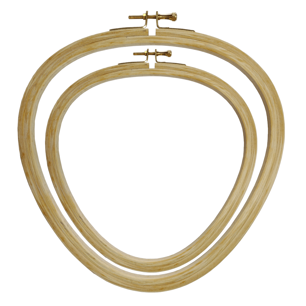 AJAYCO Triangle Shape Embroidery Frame | Hoop With Brass Hook