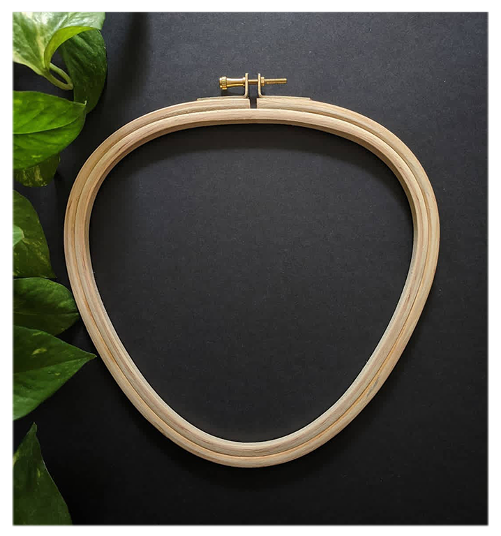 Round Shape Embroidery Frame  Hoop with Brass Hook – Ajayco Products