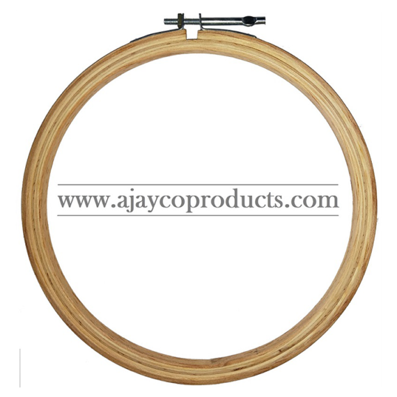 Round Shape Embroidery Frame  Hoop with Brass Hook – Ajayco Products